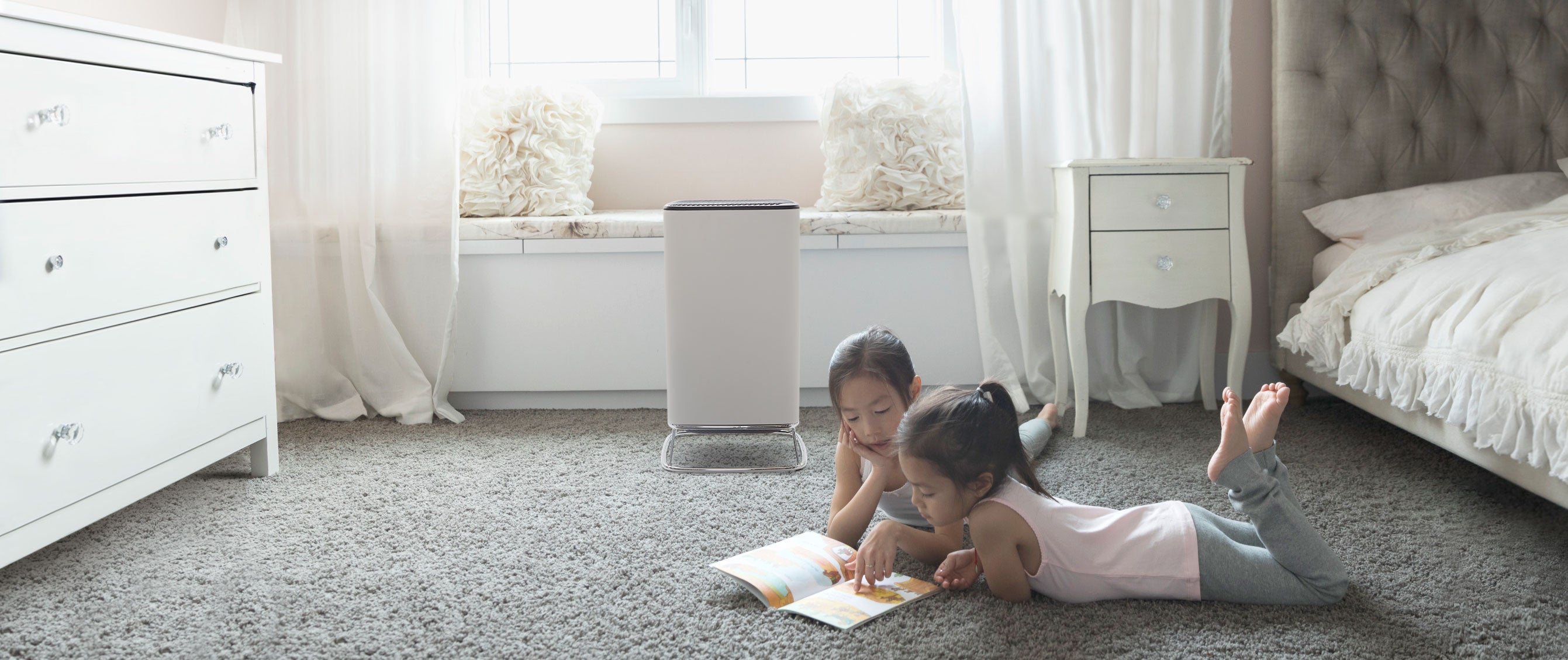 Brio_Two-Girls-Bedroom_JW_Buyers_Guide_Best_Room_Air_Purifier - Brio, the innovative air purifier